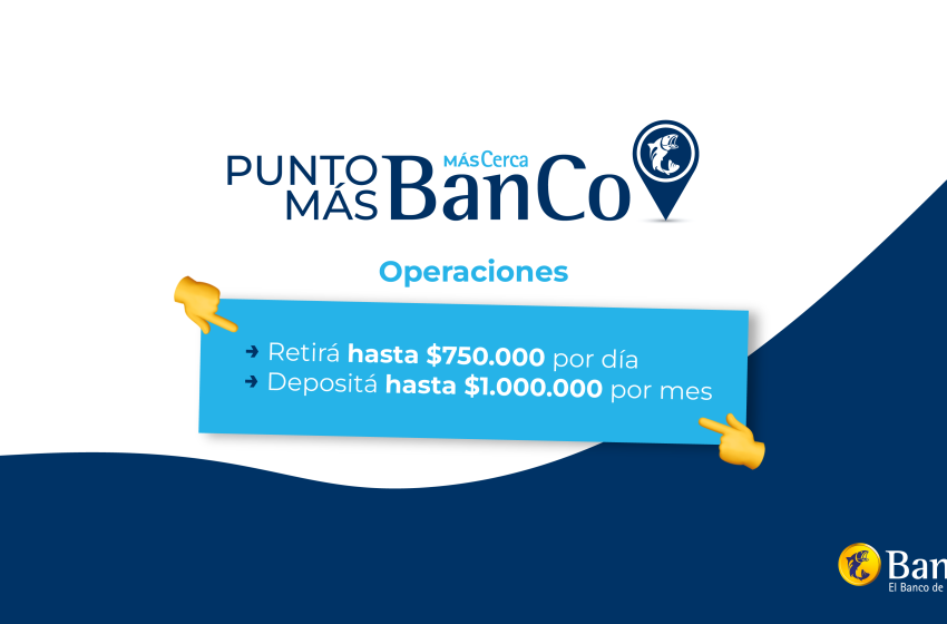  Más beneficios para los clientes del Banco de Corrientes: llegó “Punto MÁSBanCo” para depositar o extraer efectivo en locales de Pago Fácil de todo el país