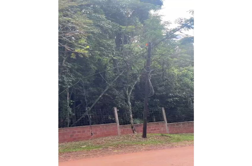  Cables de energía se incendiaron cerca de La Aripuca por altas temperaturas y sobrecarga