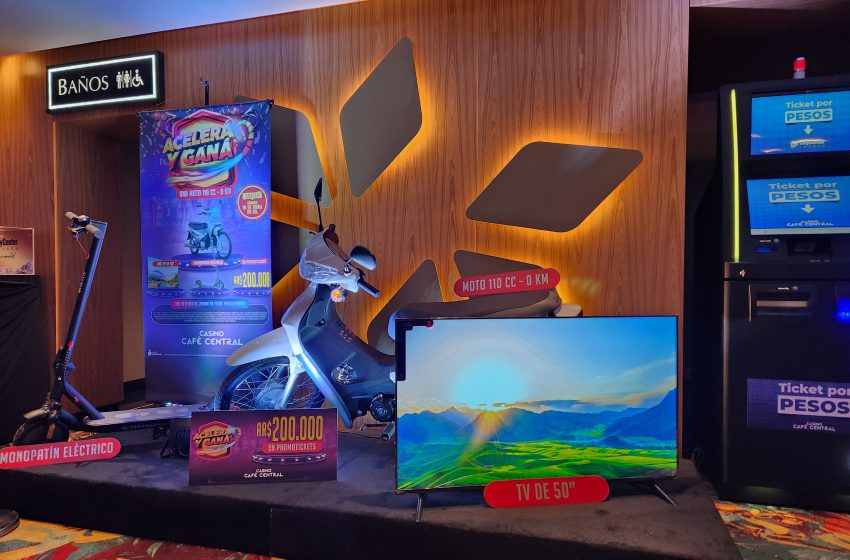  Acelerá y Ganá: el gran sorteo del mes en Casino Café Central