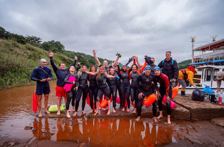 Puerto Iguazú se prepara para la tercera travesía recreativa de nado en el río Iguazú