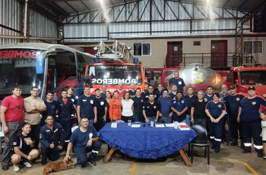  Bomberos Voluntarios de Iguazú renovaron parcialmente su Comisión Directiva en asamblea anual