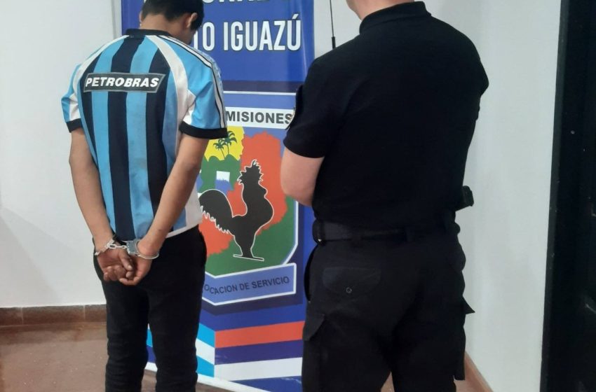  Atraparon a un ladrón involucrado en al menos dos robos en Puerto Iguazú