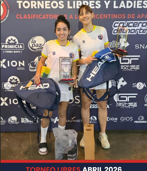  Dupla de Iguazú se consagra finalista y líder del ranking en la 2ª fecha del torneo DE.FE.MI.