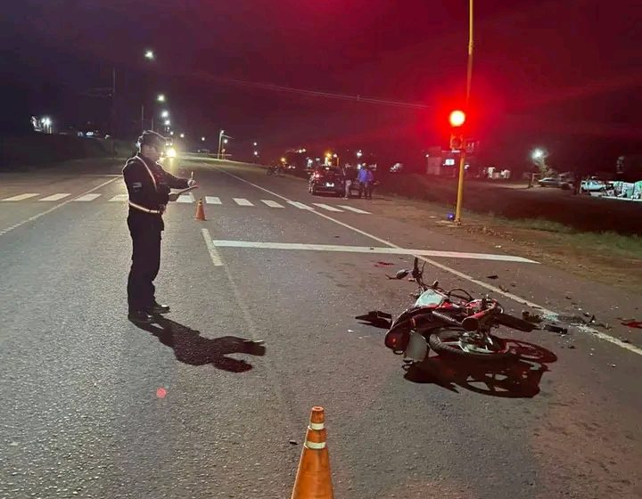  Choque en la Ruta 14 dejó a un motociclista en estado crítico
