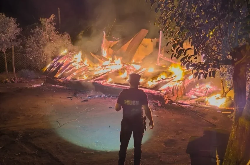  Tragedia en Dos de Mayo: una mujer murió calcinada en el incendio de su casa