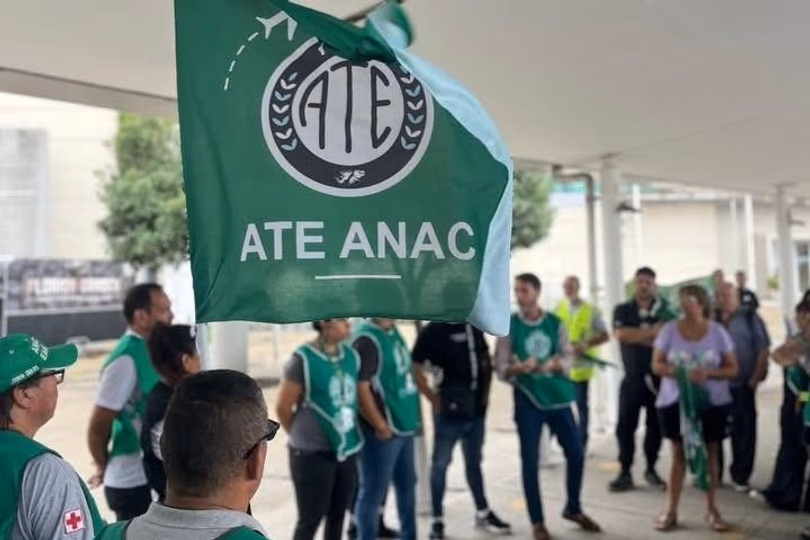  Protestas de ATE/ANAC en aeropuertos de todo el país