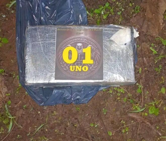  La Policía incautó más de un kilo de cocaína valuado en casi $25 millones tras una persecución por el monte en Puerto Iguazú