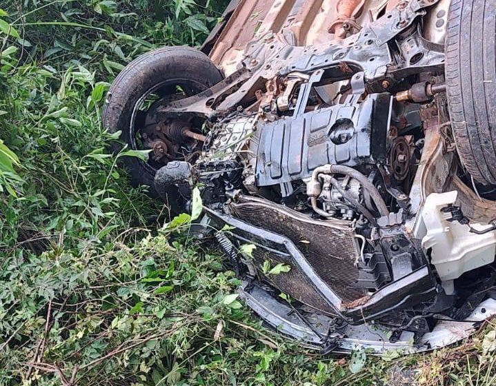  Familia brasileña despistó y dejó sin luz a Andresito, Piñalito y zonas rurales