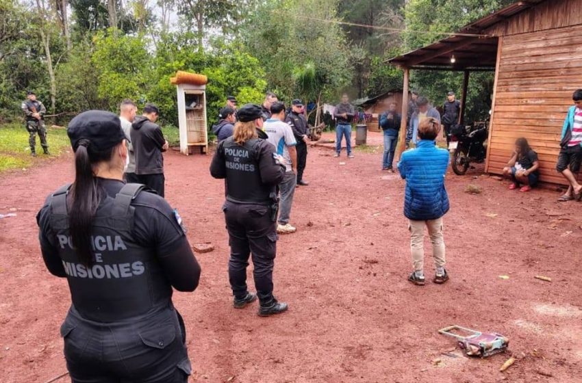  Allanaron una vivienda en una comunidad guaraní de Andresito detuvieron a un joven y secuestraron dispositivos electrónicos