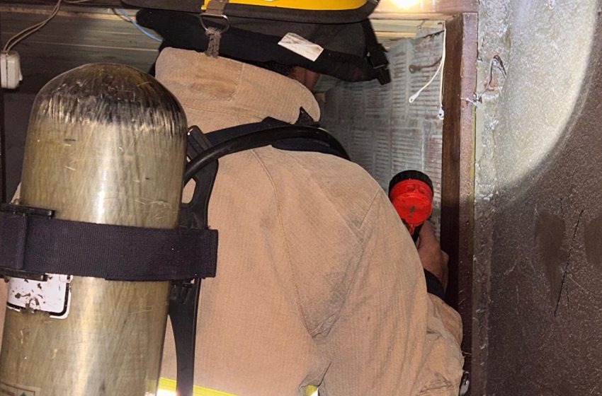 Principio de incendio por un cortocircuito en una vivienda de Iguazú