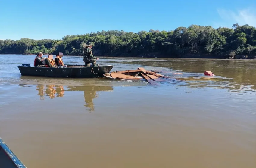  Prefectura rescató a cuatro personas tras frustrar el ingreso ilegal de un caballo por el río Uruguay en San Javier
