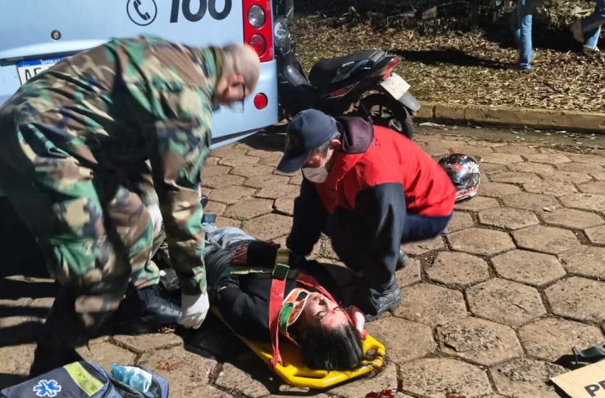  Simulacro y evaluación de accidente urbano y capacitación en socorrismo