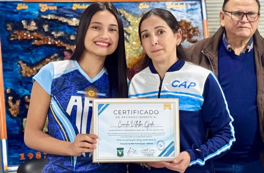  Camila Villalba Ojeda hizo historia para Iguazú: clasificó a la Copa Orlando 2027 con la selección argentina