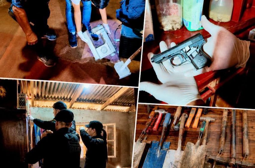  Allanaron la casa de «El Patrón», investigado por una saga de robos y vinculado al narcomenudeo en Wanda y localidades cercanas