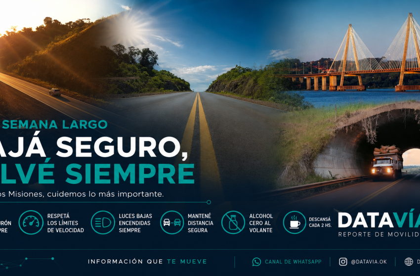  Fin de semana y vacaciones de invierno disparan el tránsito en las rutas de Misiones: las claves de DataVía para viajar sin contratiempos