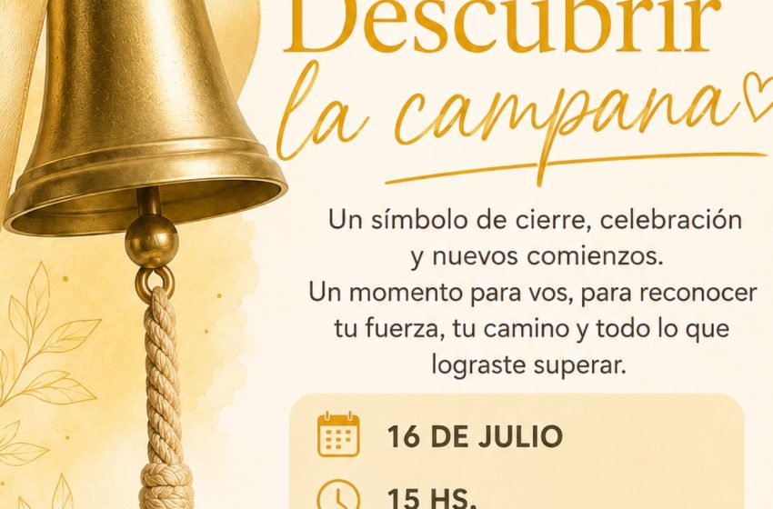  Invitan a participar de «Descubrir una Campana», un emotivo encuentro para celebrar la fortaleza de pacientes oncológicos en Iguazú