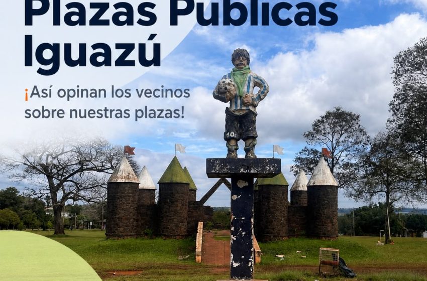 Encuesta de Radio Yguazú: el mantenimiento de las plazas, la preocupación de los vecinos de Puerto Iguazú