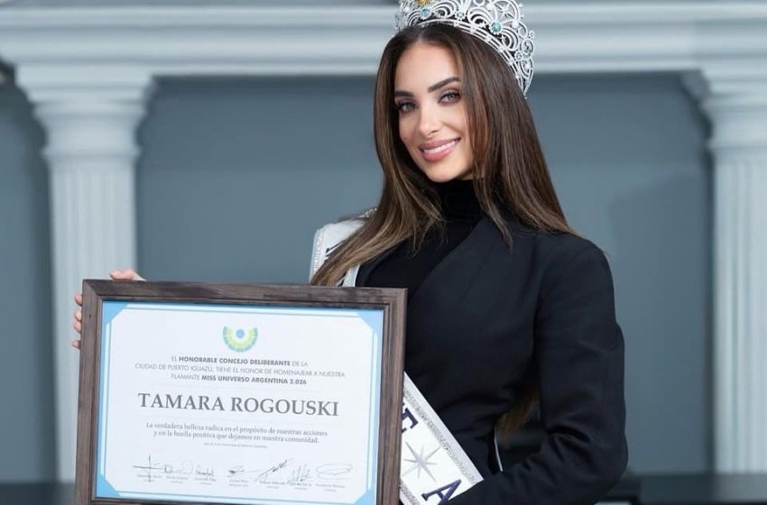  Puerto Iguazú distinguió a Tamara Rogouski como Persona Destacada: «Es un orgullo representar a mi ciudad»