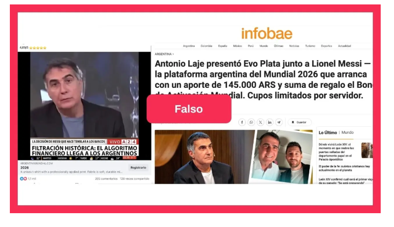  Estafas con IA: advierten sobre el falso video de Antonio Laje y Lionel Messi que promociona inversiones