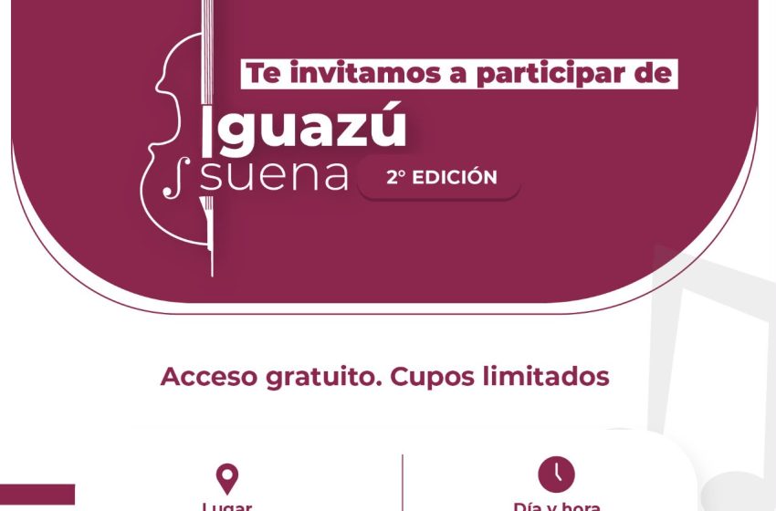  Iguazú vuelve a sonar: regresa el encuentro que reúne a niños y jóvenes a través de la música