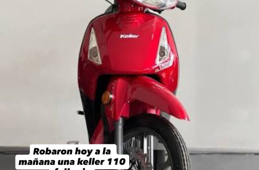  Robo de una motocicleta en Almirante Brown: ingresaron a una vivienda y se llevaron una Keller 110