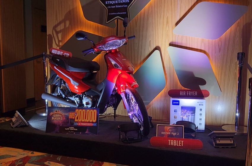  Casino Café Central sortea una moto 0 km