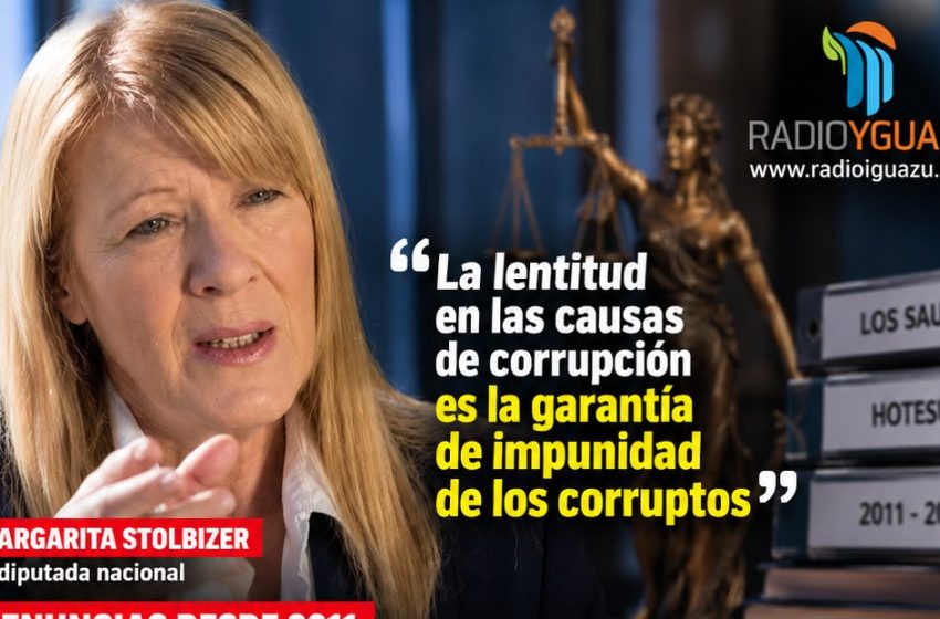  STOLBIZER: “LA LENTITUD EN LAS CAUSAS DE CORRUPCIÓN TERMINA SIENDO GARANTÍA DE IMPUNIDAD”