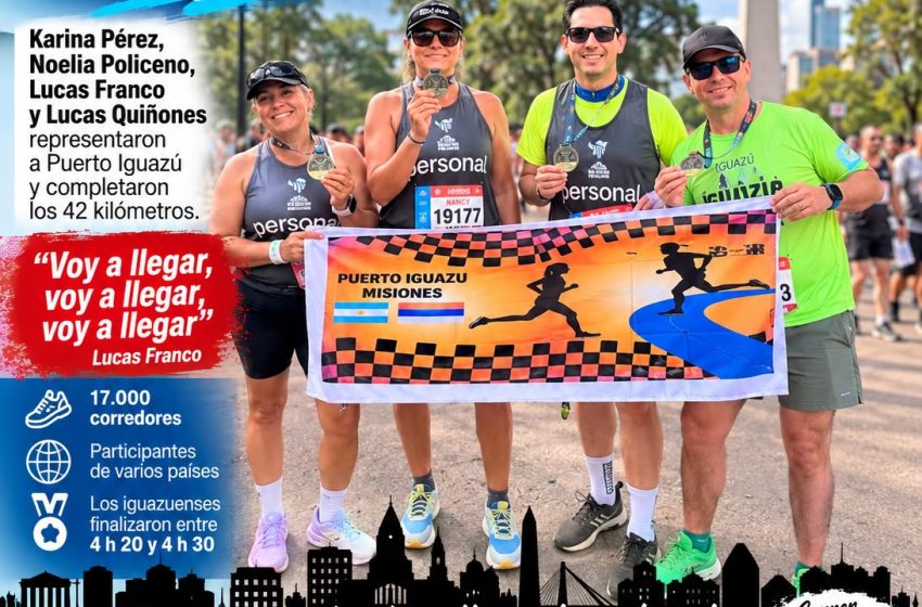  MARATÓN DE BUENOS AIRES: LUCAS FRANCO Y LOS 42 KM DONDE LA CABEZA TAMBIÉN CORRE