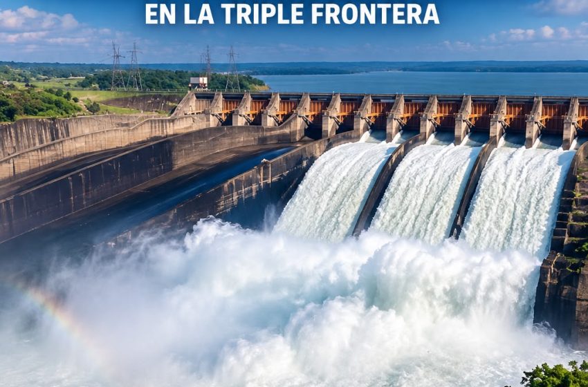  ITAIPÚ ABRIÓ EL VERTEDERO Y EL AUMENTO DEL PARANÁ YA IMPACTA EN LA TRIPLE FRONTERA