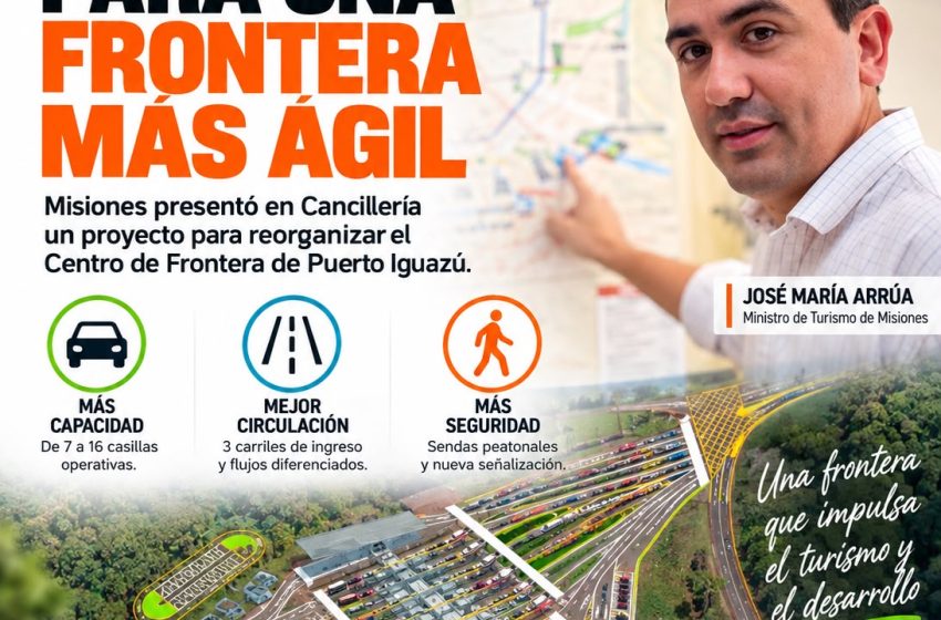  FRONTERA: ARRÚA ASEGURA QUE MISIONES YA PRESENTÓ UN PLAN Y QUE PASSALACQUA LLEVÓ EL RECLAMO A NACIÓN