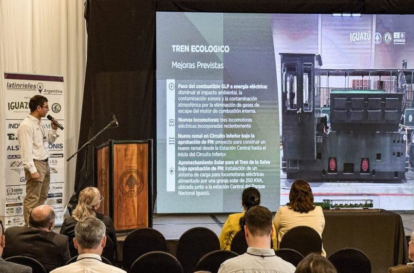  Iguazú Argentina S.A. presentó los avances del Tren Ecológico de la Selva en Latinrieles 2026