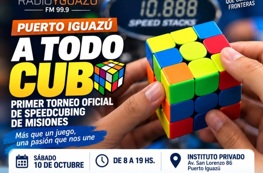  EL CUBO RUBIK LLEGA A IGUAZÚ: PRIMER TORNEO OFICIAL EN MISIONES