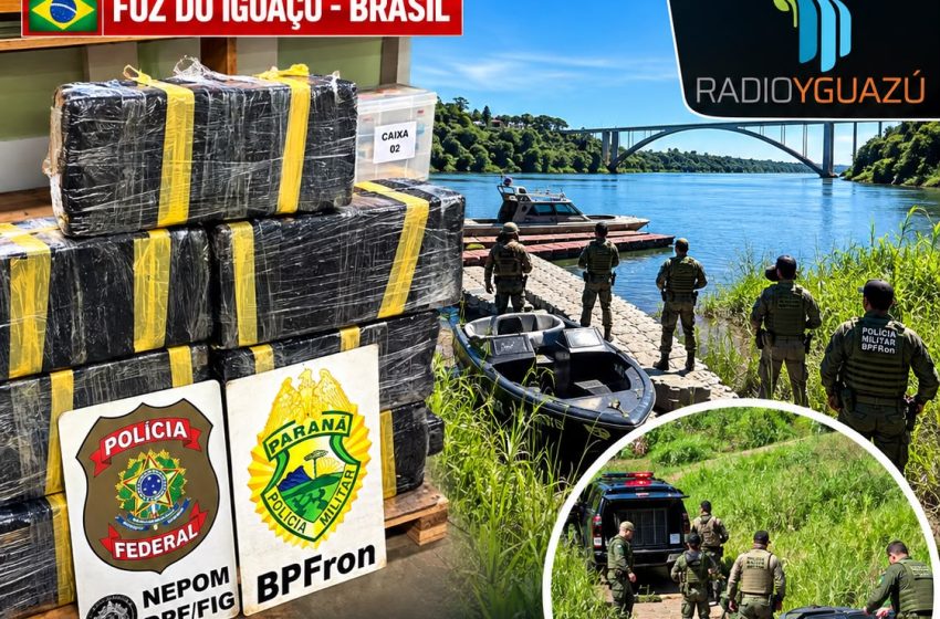  MÁS DE MEDIA TONELADA DE MARIHUANA INCAUTADA EN FOZ DO IGUAÇU