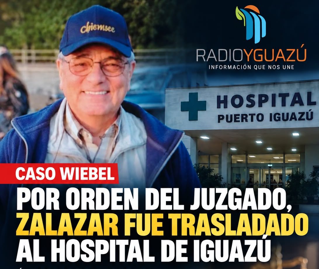  CASO WIEBEL: POR ORDEN DEL JUZGADO, ZALAZAR FUE TRASLADADO AL HOSPITAL DE IGUAZÚ imagen-11
