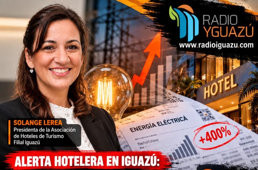  ALERTA HOTELERA EN IGUAZÚ: EL COSTO DE LA ENERGÍA ELÉCTRICA AUMENTÓ CERCA DE UN 400% EN DOS AÑOS