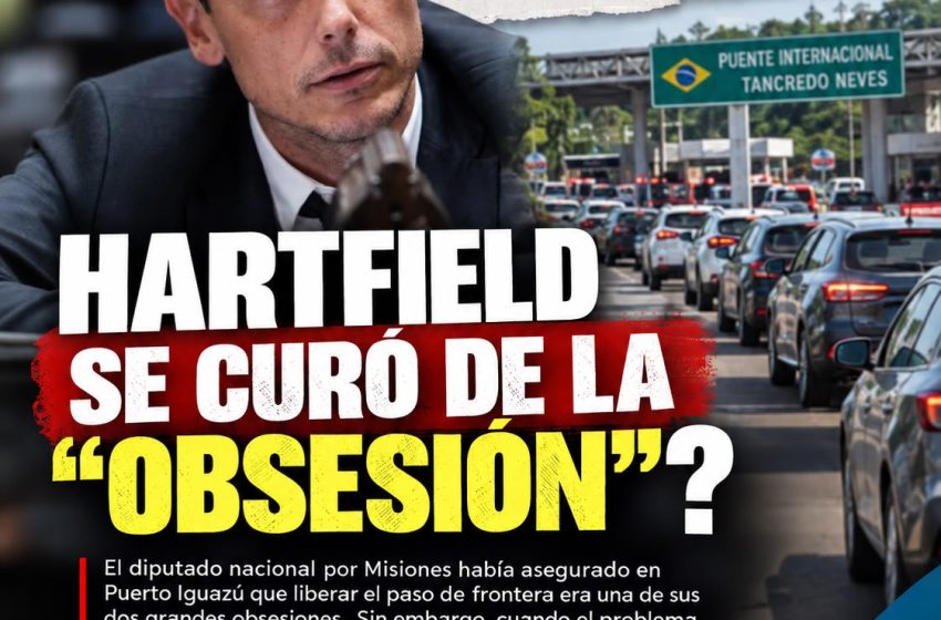  ¿SE LE CURÓ LA “OBSESIÓN” A HARTFIELD? LA FRONTERA SE DEBATIÓ EN EL SENADO Y EL DIPUTADO NO ESTUVO