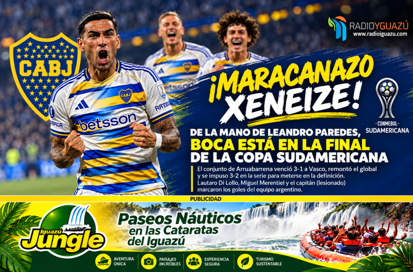  ¡Maracanazo de Boca! Remontó ante Vasco y se metió en la final de la Copa Sudamericana