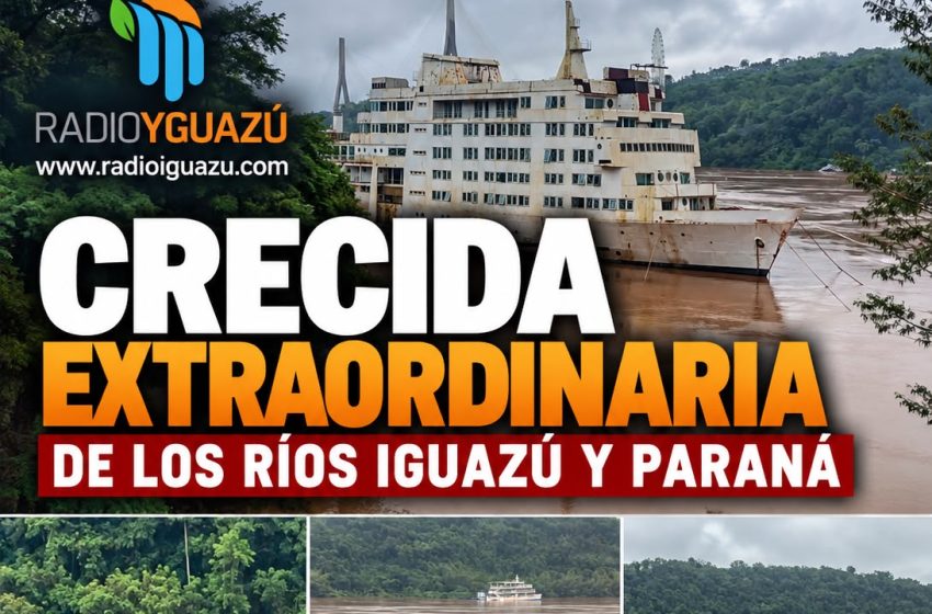  CRECIDA EXTRAORDINARIA DE LOS RÍOS IGUAZÚ Y PARANÁ: IMPACTANTES IMÁGENES QUE RECUERDAN LA HISTÓRICA INUNDACIÓN DE 2014