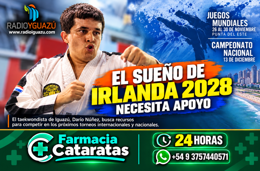  EL SUEÑO DE IRLANDA 2028: DARÍO NÚÑEZ NECESITA APOYO ECONÓMICO PARA SEGUIR COMPITIENDO