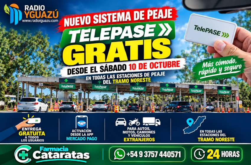  NUEVO SISTEMA DE PEAJE: DESDE EL SÁBADO ENTREGARÁN GRATIS LOS DISPOSITIVOS TELEPASE