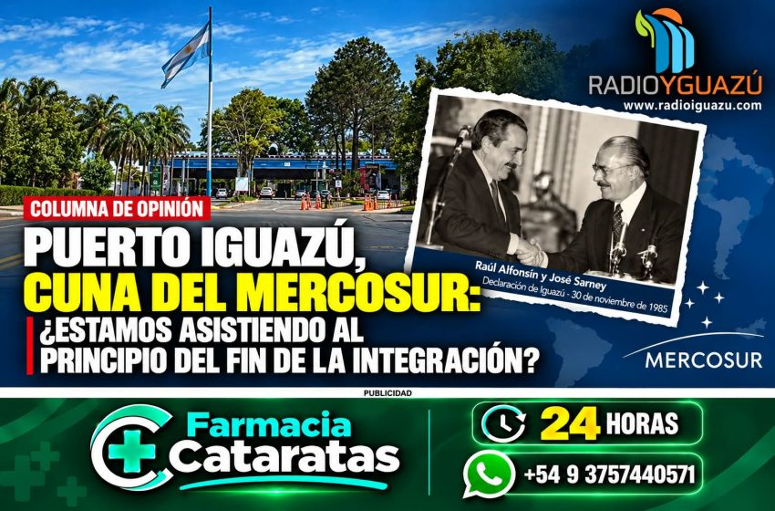 Puerto Iguazú, cuna del Mercosur: ¿estamos asistiendo al principio del fin de la integración?