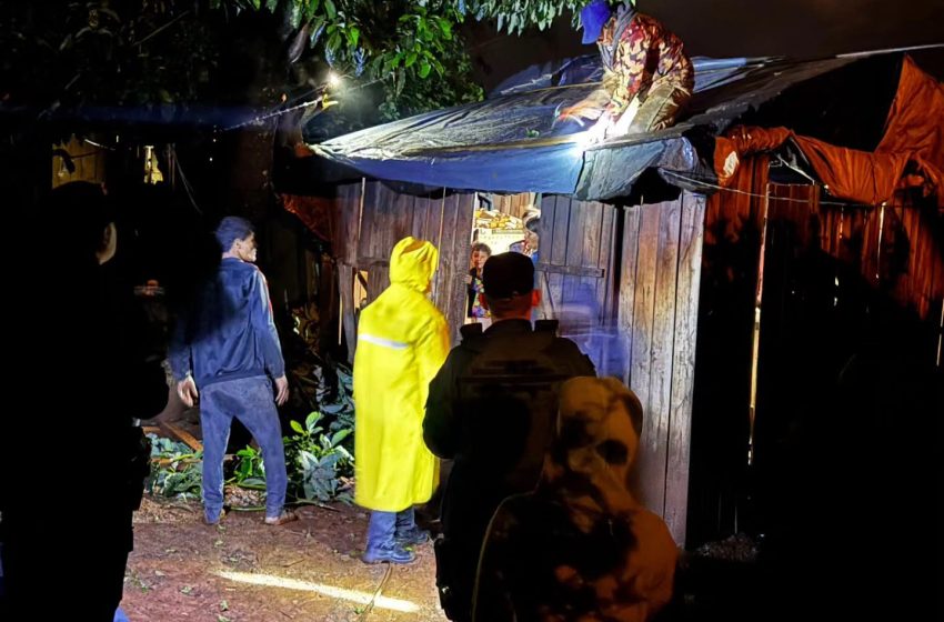  El temporal dejó 40 viviendas dañadas, una familia evacuada y tres puentes cortados en Misiones