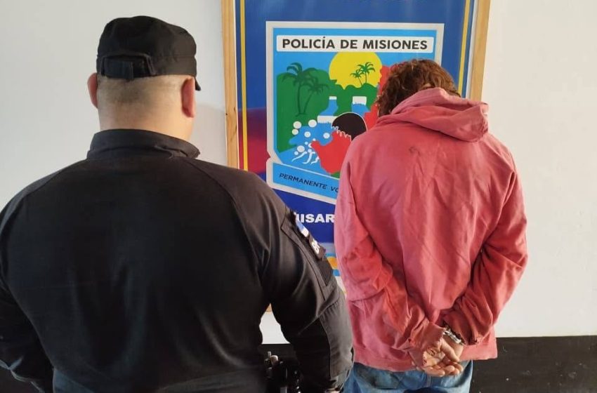  Quedó filmado robando cables en Iguazú, intentó escapar y terminó detenido