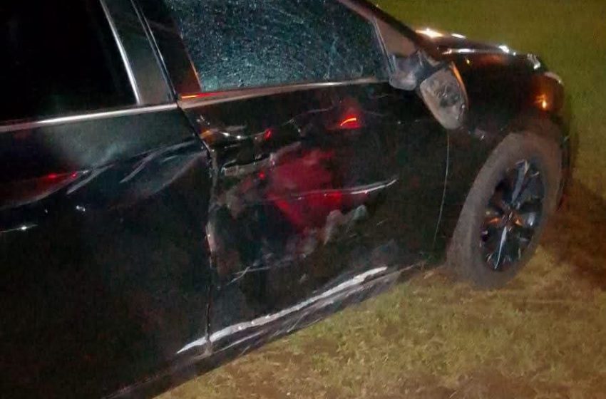  Dos jóvenes resultaron heridos tras un choque entre una moto y un automóvil sobre la ruta 12