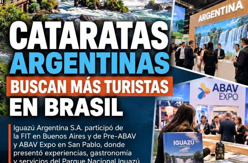  Cataratas argentinas buscan más turistas en Brasil