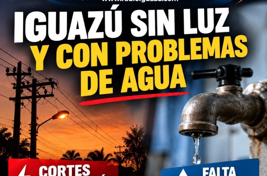  IGUAZÚ SIN LUZ NI AGUA: CORTES PROLONGADOS Y CUESTIONAMIENTOS DE LOS VECINOS AL IMAS
