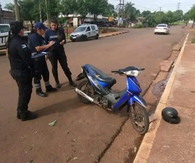  Zigzagueaba en moto, superó el límite del alcoholímetro y terminó detenido en Iguazú