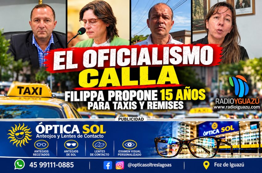  TAXIS Y REMISES: EL OFICIALISMO CALLA, LA OPOSICIÓN CUESTIONA Y FILIPPA QUIERE AUTOS DE HASTA 15 AÑOS