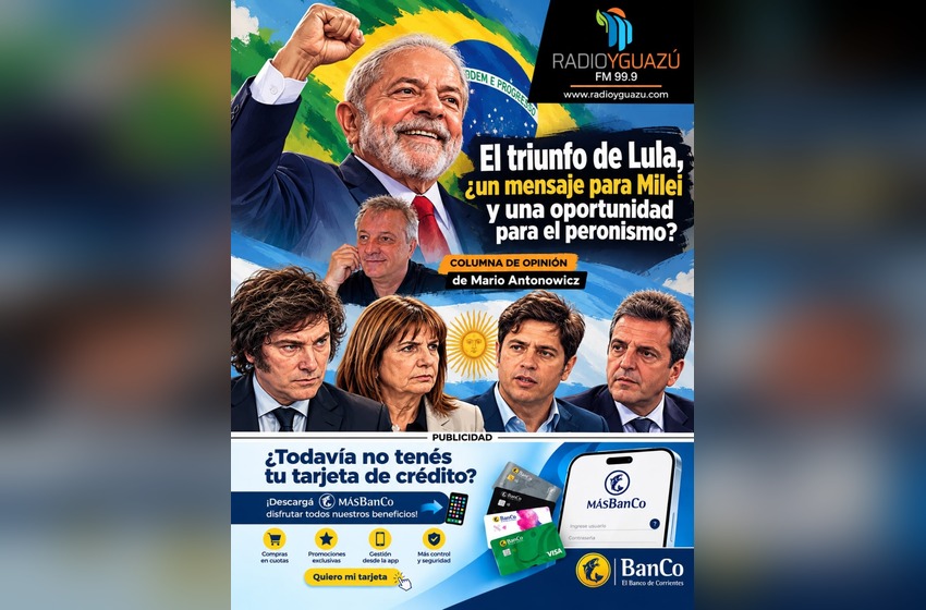  El triunfo de Lula, ¿un mensaje para Milei y una oportunidad para el peronismo?