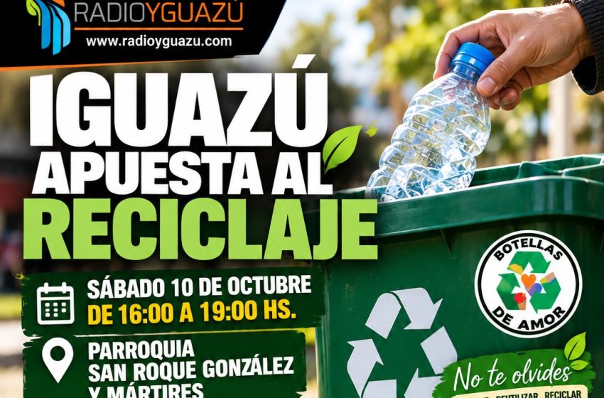   IGUAZÚ APUESTA AL RECICLAJE: ESTE SÁBADO HABRÁ UN ECOPUNTO MÓVIL